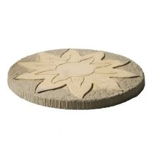 Round Concrete Stepping Stones | Celestial Sun