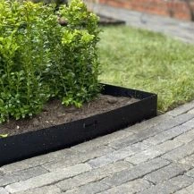 Flexible Steel Lawn Edging | Black 5m Pack