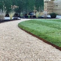 Flexible Steel Lawn Edging | Brown 5m Pack