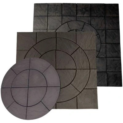 Grey Circle Paving Kit