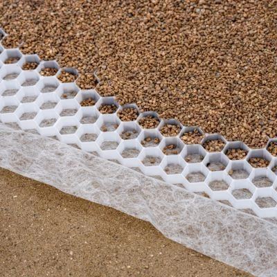 Gravel Grid with Weed Membrane for Driveways