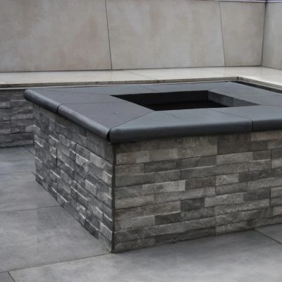 Limestone Bullnosed Coping