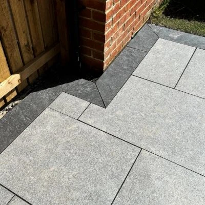 Porcelain Edging | Outdoor Tiles - Dark Grey 900 x 200mm