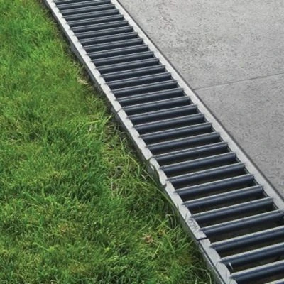 ACO RainDrain A15 | Galv Steel with Polymer Concrete Drainage Channel