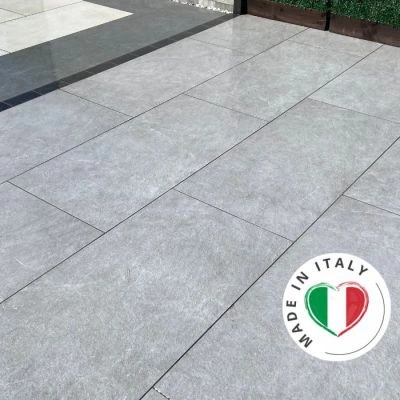 Porcelain Slabs | Outdoor Tiles - Verona Silver 1200 x 600mm